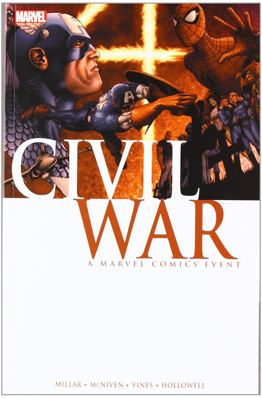 Civil War: A Marvel Comics Event Softcover Book By Mark Millar - Graphic Novel - The Hooded Goblin