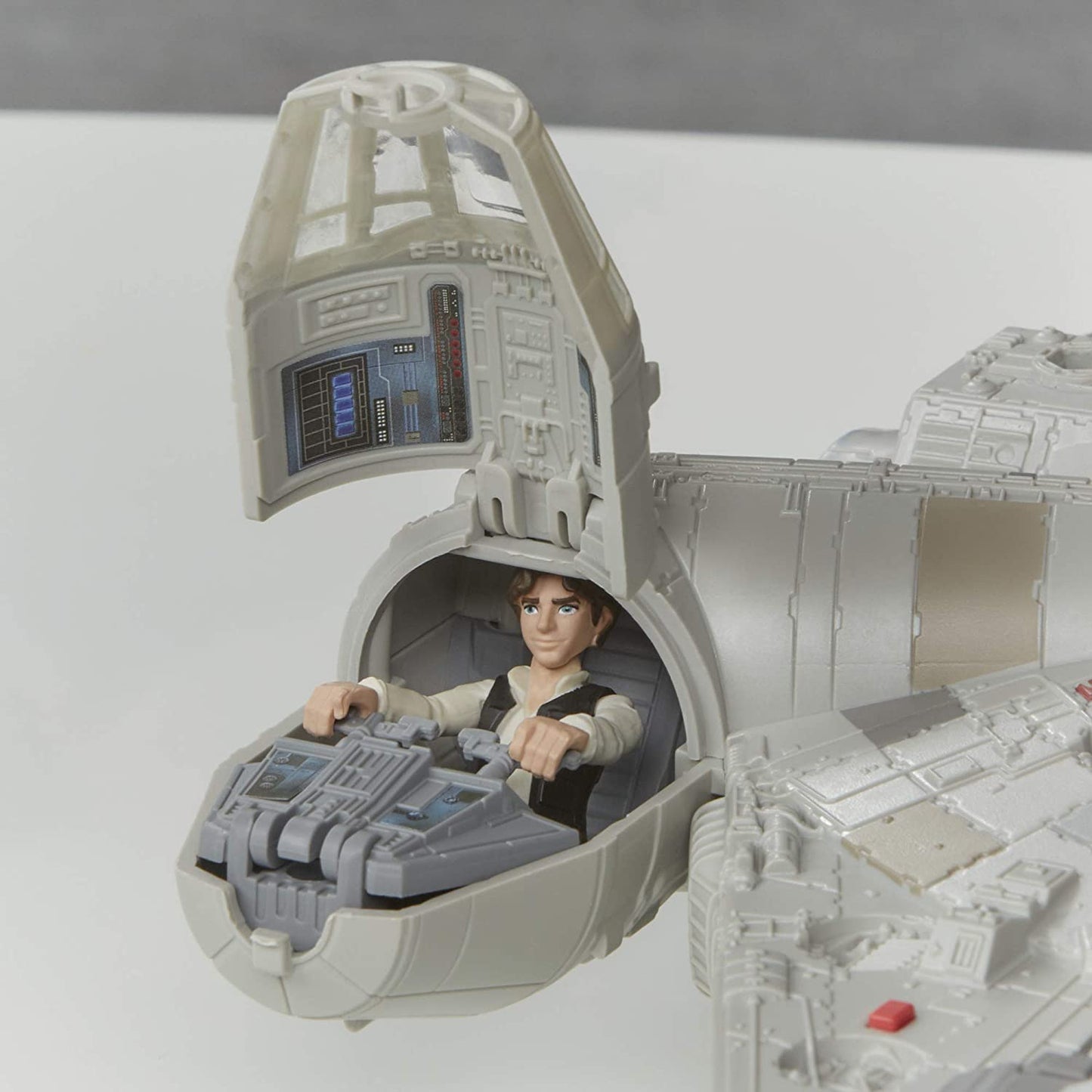 Star Wars Mission Fleet Han Solo Millennium Falcon 2.5-Inch-Scale Figure And Vehicle, Toys For Kids Ages 4 And Up -  - The Hooded Goblin