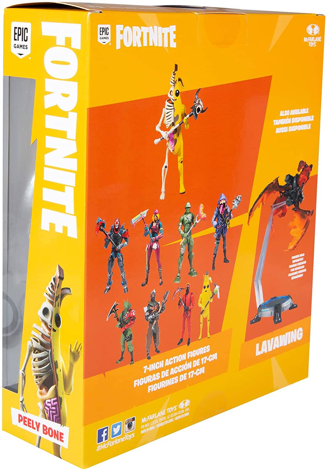 McFarlane FORTNITE 7" Deluxe Figures - 2020 - PEELY Bone, Multicolor