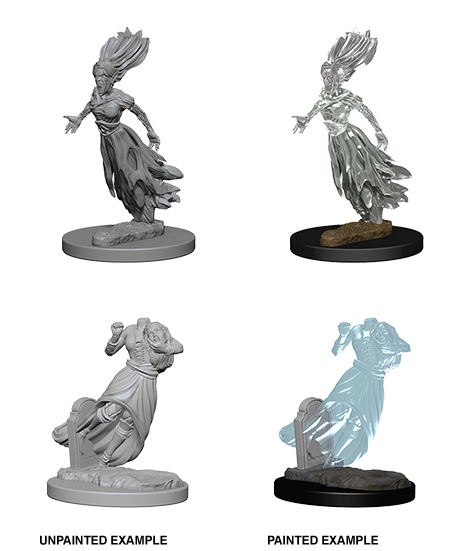 D&D Nolzur'S Marvelous Unpainted Miniatures: Ghost & Banshee (2) - Roleplaying Games - The Hooded Goblin