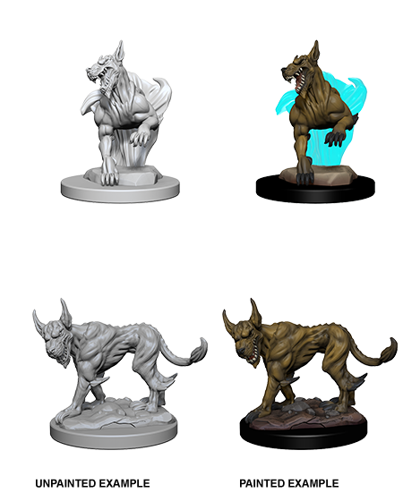 Dnd Unpainted Minis Wv 1 Blink Dogs (144) - Dungeons and Dragons - The Hooded Goblin