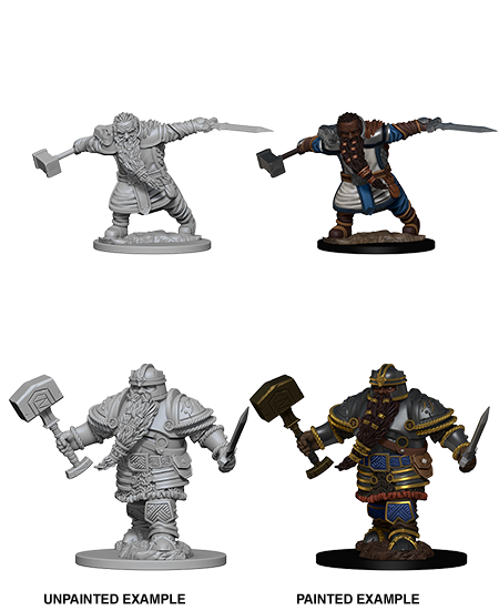 Dnd Unpainted Minis Wv 1 Dwarf Male Fighter (144) - Dungeons and Dragons - The Hooded Goblin