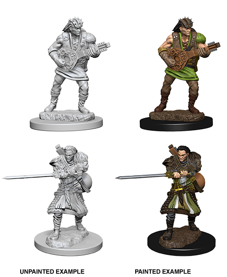 Dnd Unpainted Minis Wv 4 Human Male Bard (144) - Dungeons and Dragons - The Hooded Goblin