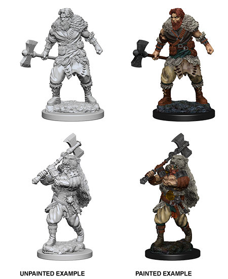 Dungeons & Dragons Nolzur’S Marvelous Miniatures: Human Barbarian (Male) - Roleplaying Games - The Hooded Goblin
