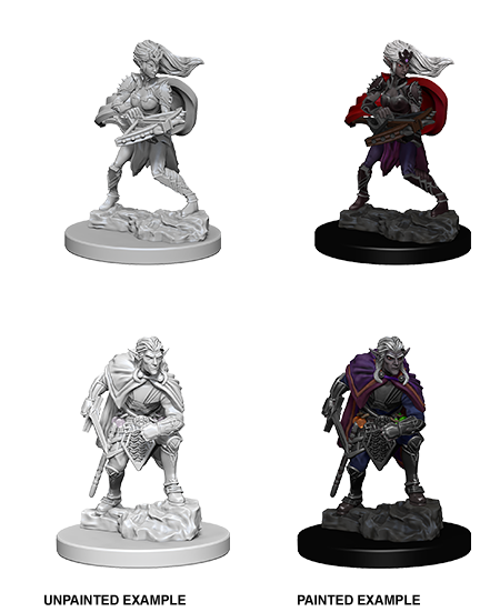 D&D Nolzur'S Marvelous Unpainted Miniatures: Drow (2) - Roleplaying Games - The Hooded Goblin