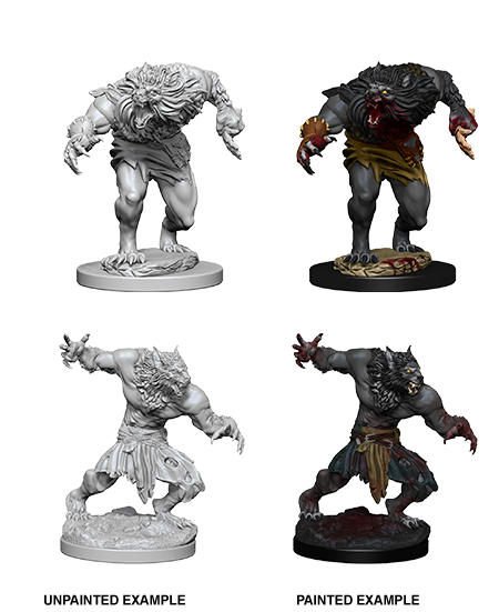 Dnd Unpainted Minis Wv 4 Werewolves (144) - Roleplaying Games - The Hooded Goblin