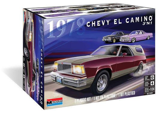 1/24 '78 Chevy El Camino 3n1 - Model Kit - The Hooded Goblin