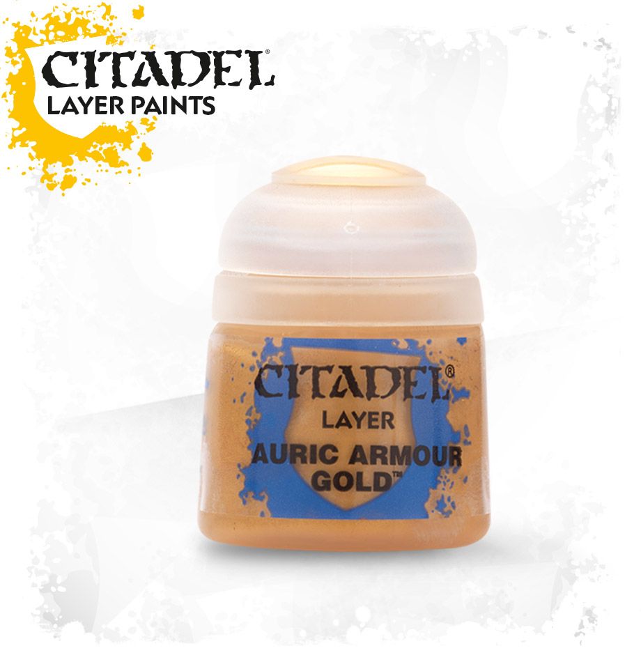 Citadel Layer: Auric Armour Gold - Citadel Painting Supplies - The Hooded Goblin