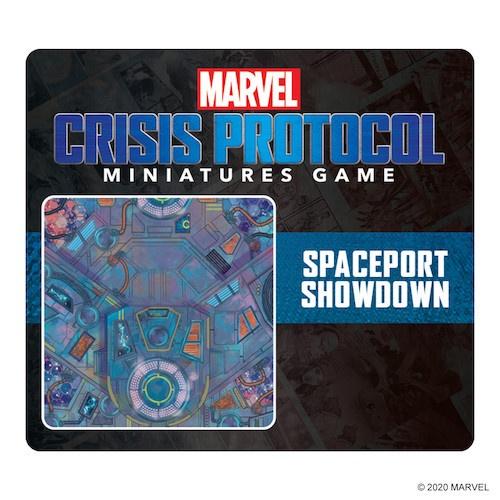 Marvel - Crisis Protocol - Spaceport Showdown Game Mat - Marvel Crisis Protocol - The Hooded Goblin