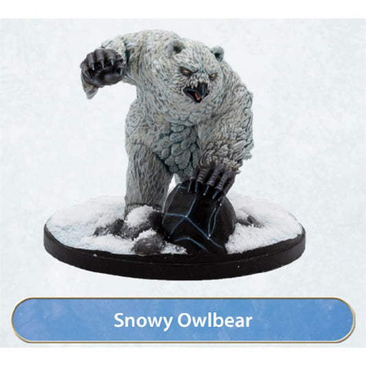 Dungeons & Dragons: Icewind Dale: Rime Of The Frostmaiden Mini - Snowy Owlbear - Miniature - The Hooded Goblin