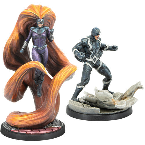 Marvel Crisis Protocol: Black Bolt And Medusa Character Pack - Miniature - The Hooded Goblin
