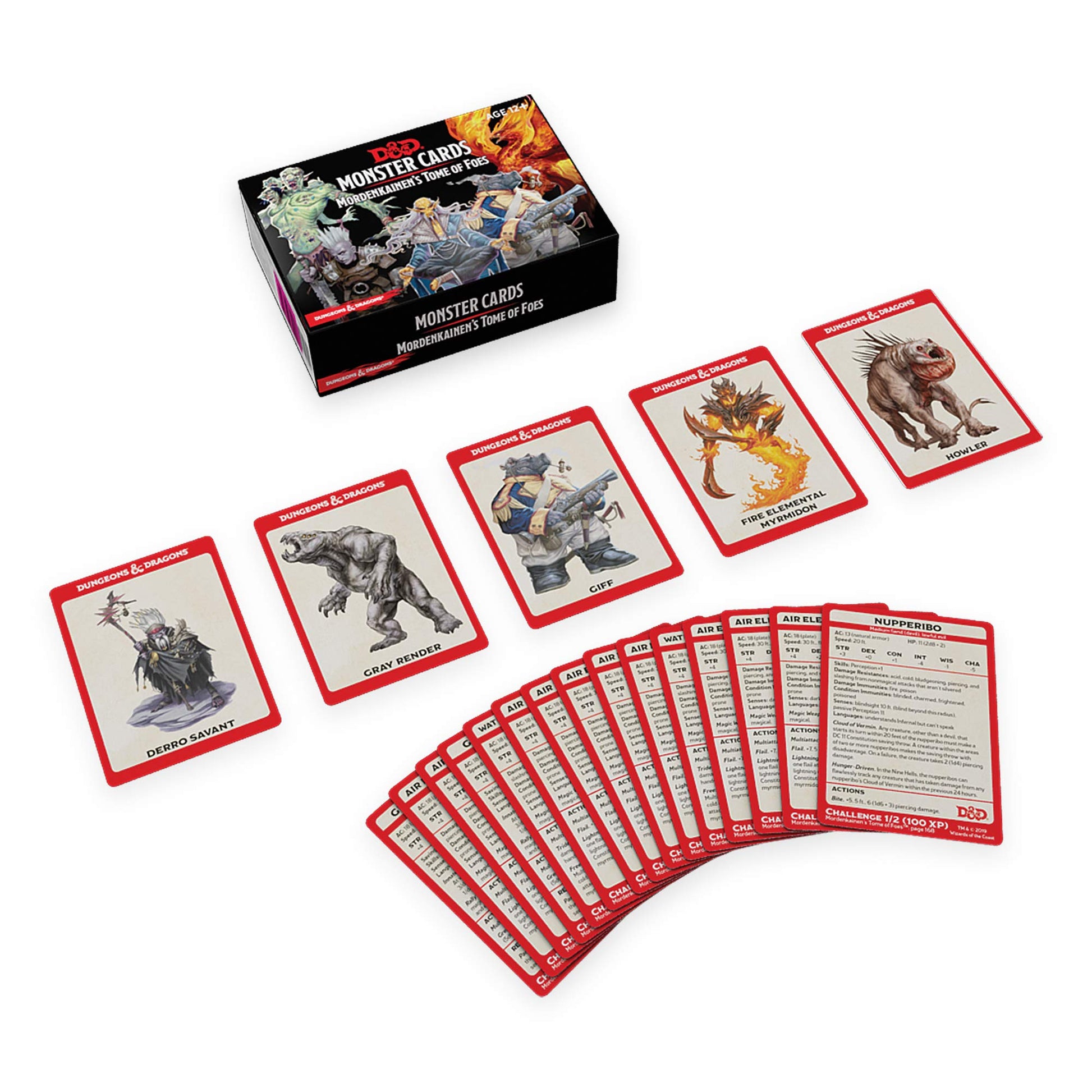 Dungeons & Dragons Spellbook Cards: Mordenkainen'S Tome Of Foes (Monster Cards, D&D Accessory) - Roleplaying Games - The Hooded Goblin