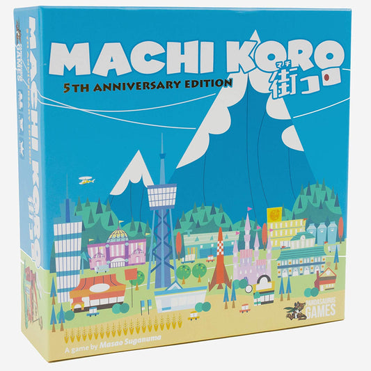 Machi Koro 5Th Anniversary Edition - Board Game - The Hooded Goblin