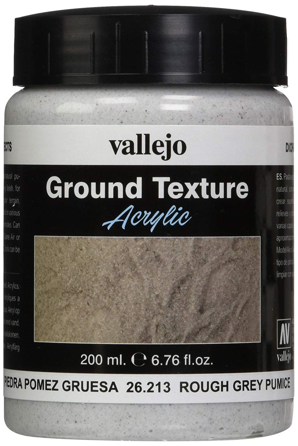Vallejo Rough Grey Pumice, 200Ml - Painting Supplies - The Hooded Goblin