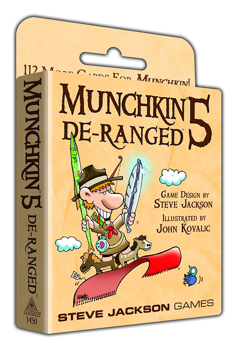 Munchkin Card Game 5 De Ranged - Card Game - The Hooded Goblin