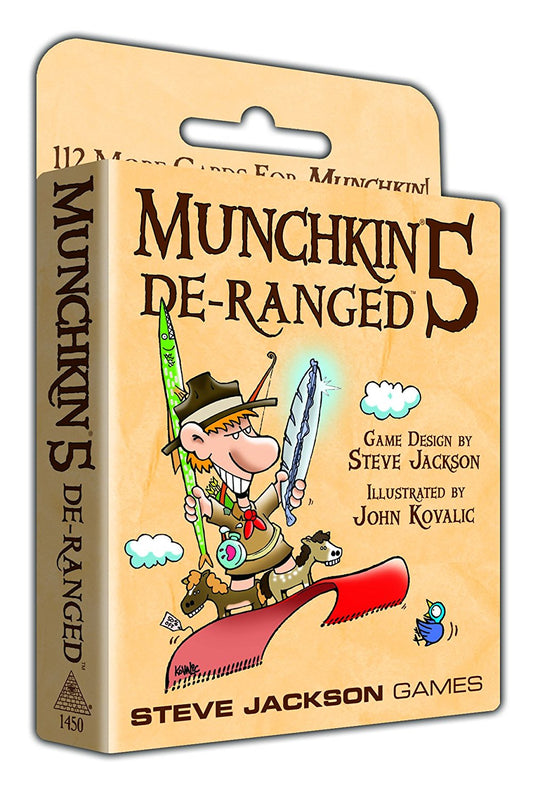 Munchkin Card Game 5 De Ranged - Card Game - The Hooded Goblin