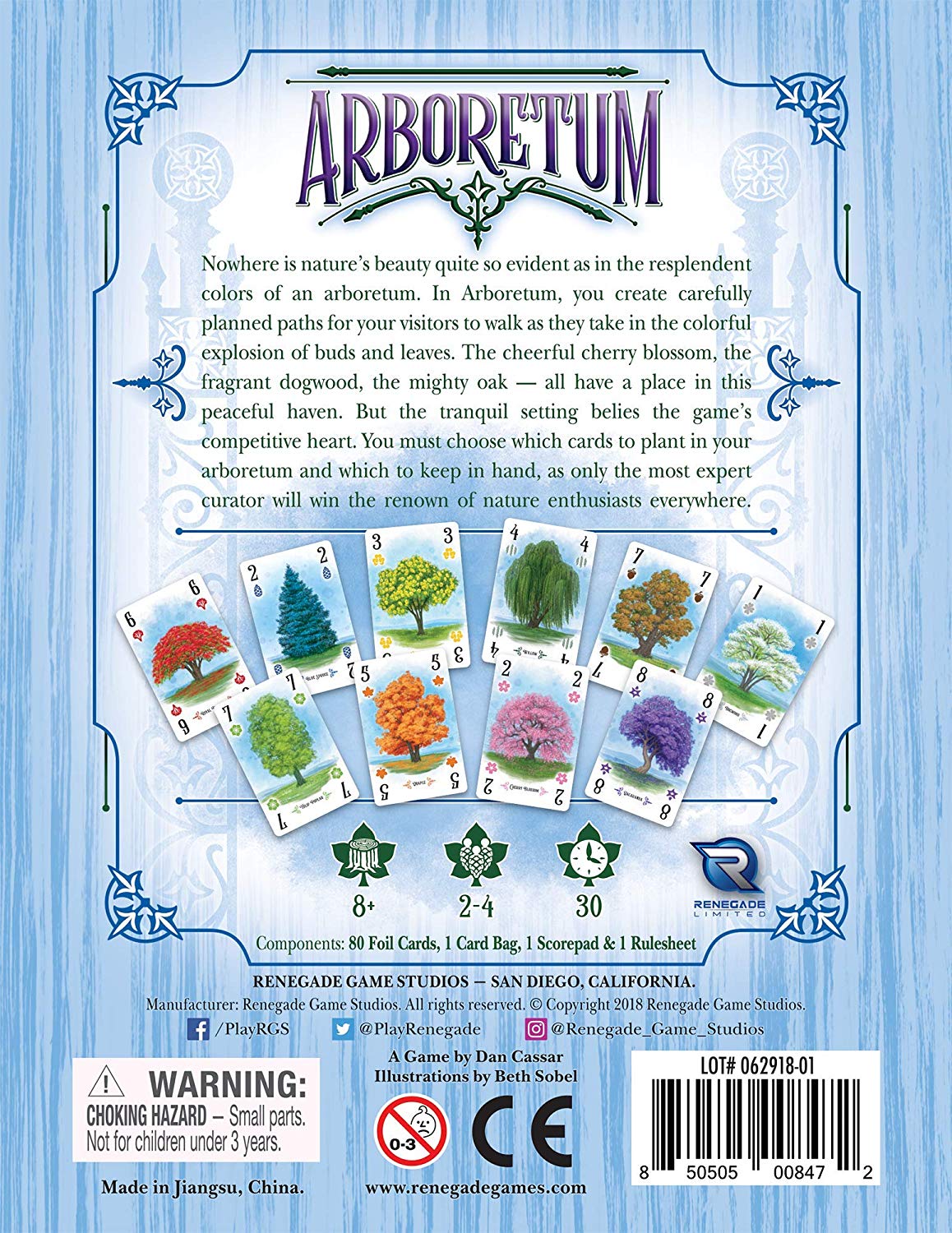 Arboretum Deluxe Card Game - Card Game - The Hooded Goblin