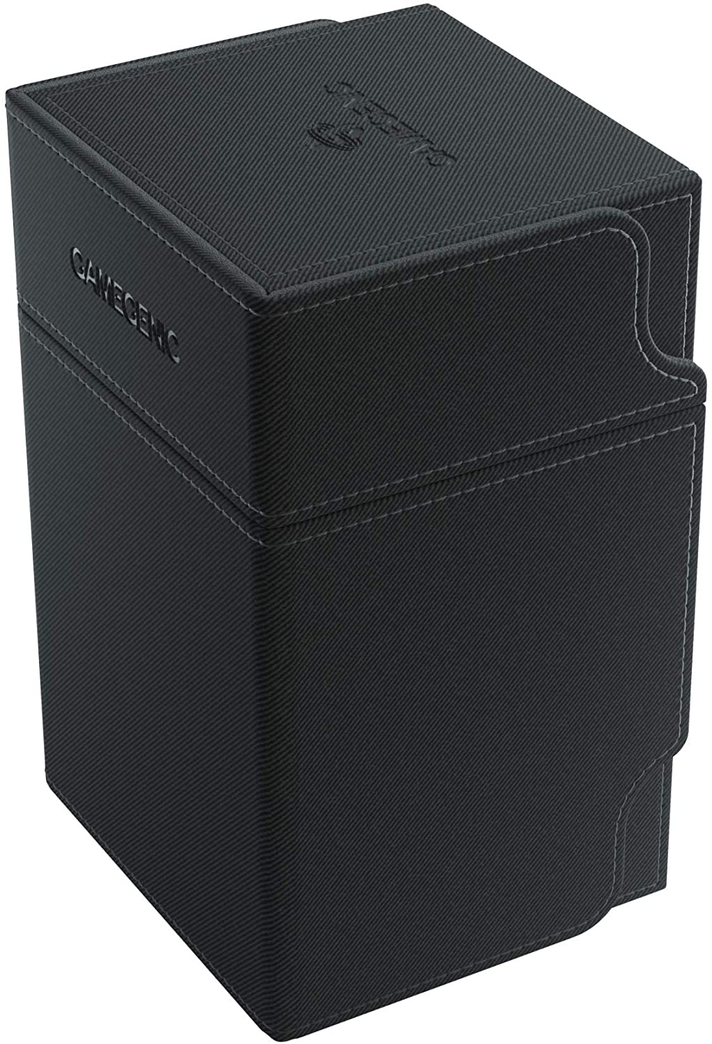 GameGenic Watchtower 100+ Card Convertible Deck Box: Black