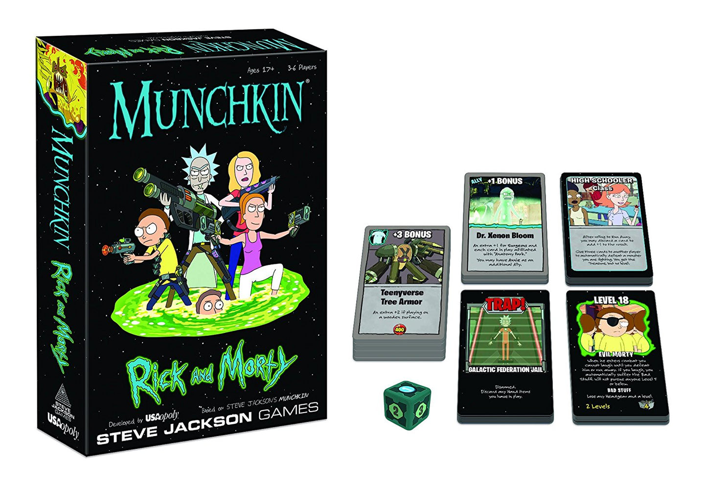 Munchkin Rick And Morty Game - Card Game - The Hooded Goblin