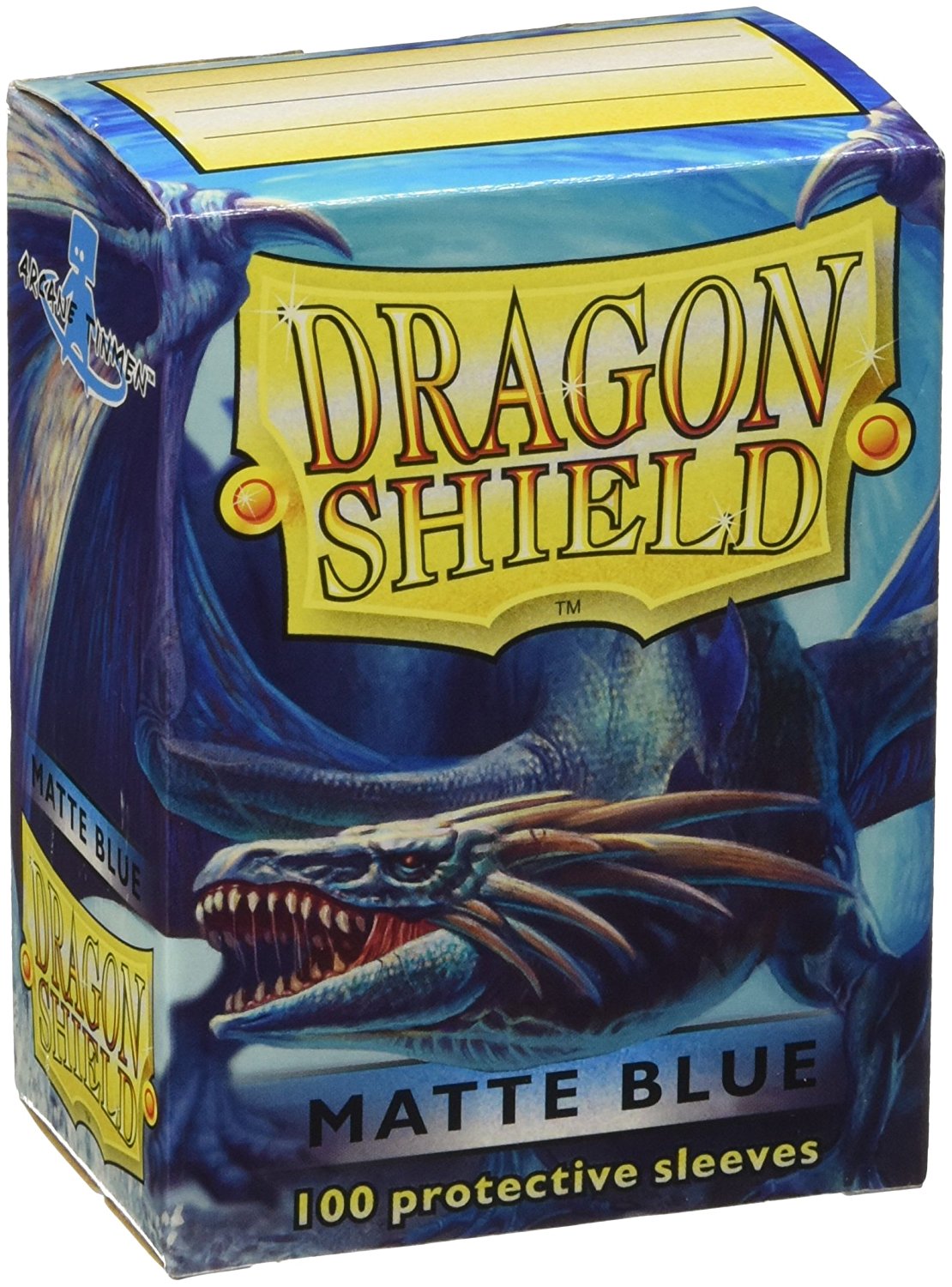 Dragon Shield Sleeves: Matte Blue - Card Supplies - The Hooded Goblin