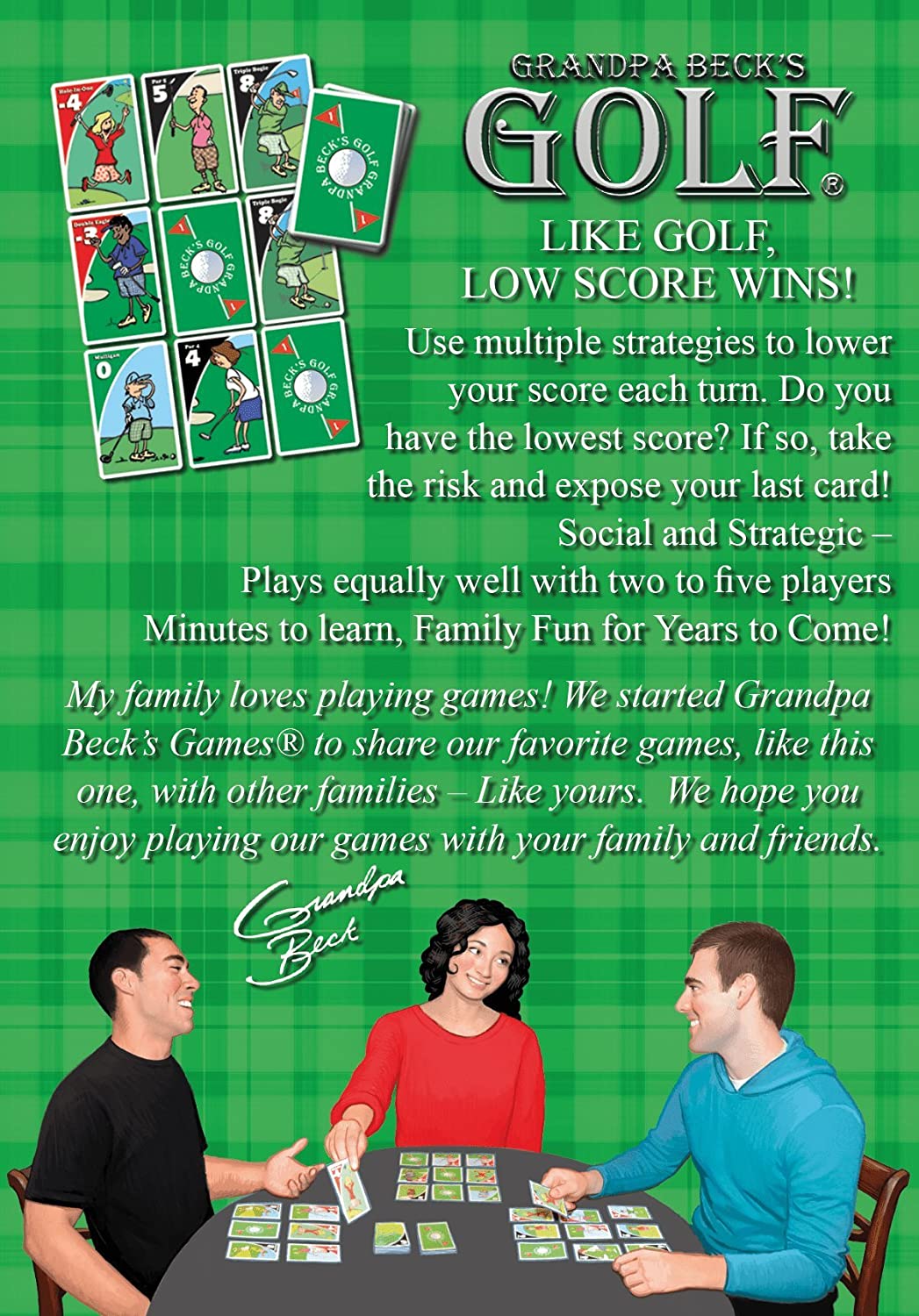 Grandpa Beck’s Golf Card Game