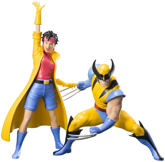 X-Men '92 Wolverine And Jubilee - Statue - The Hooded Goblin