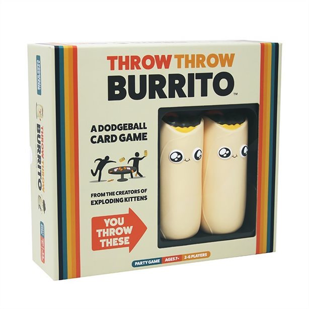 Throw Throw Burrito Dodgeball Card Game - Card Game - The Hooded Goblin