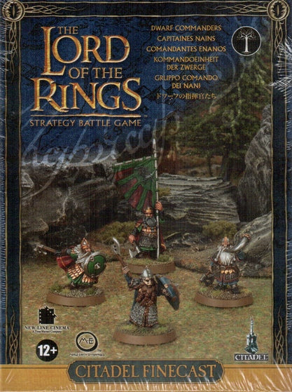 Dwarf Commanders - Middle Earth Strategy Battle Game - The Hooded Goblin