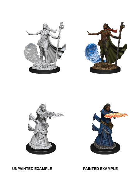 Dungeons & Dragons Nolzur’S Marvelous Miniatures: Female Human Wizard - Roleplaying Games - The Hooded Goblin