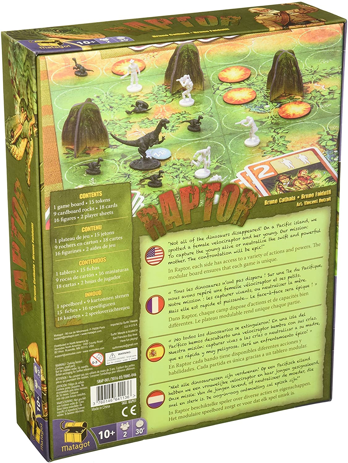 Raptor - Board Game - The Hooded Goblin