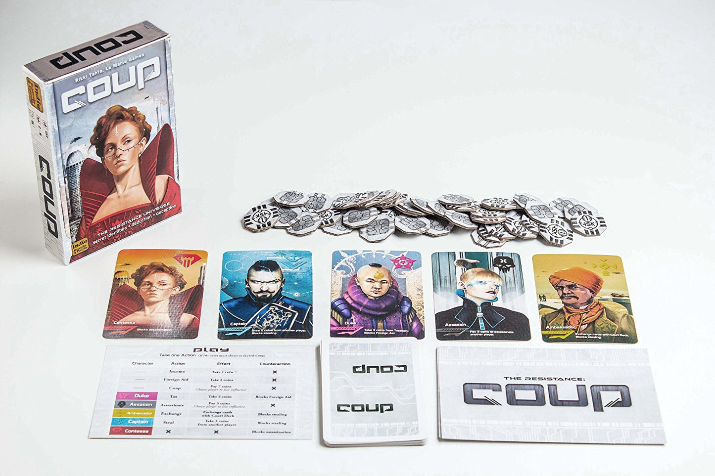 Coup - Card Game - The Hooded Goblin