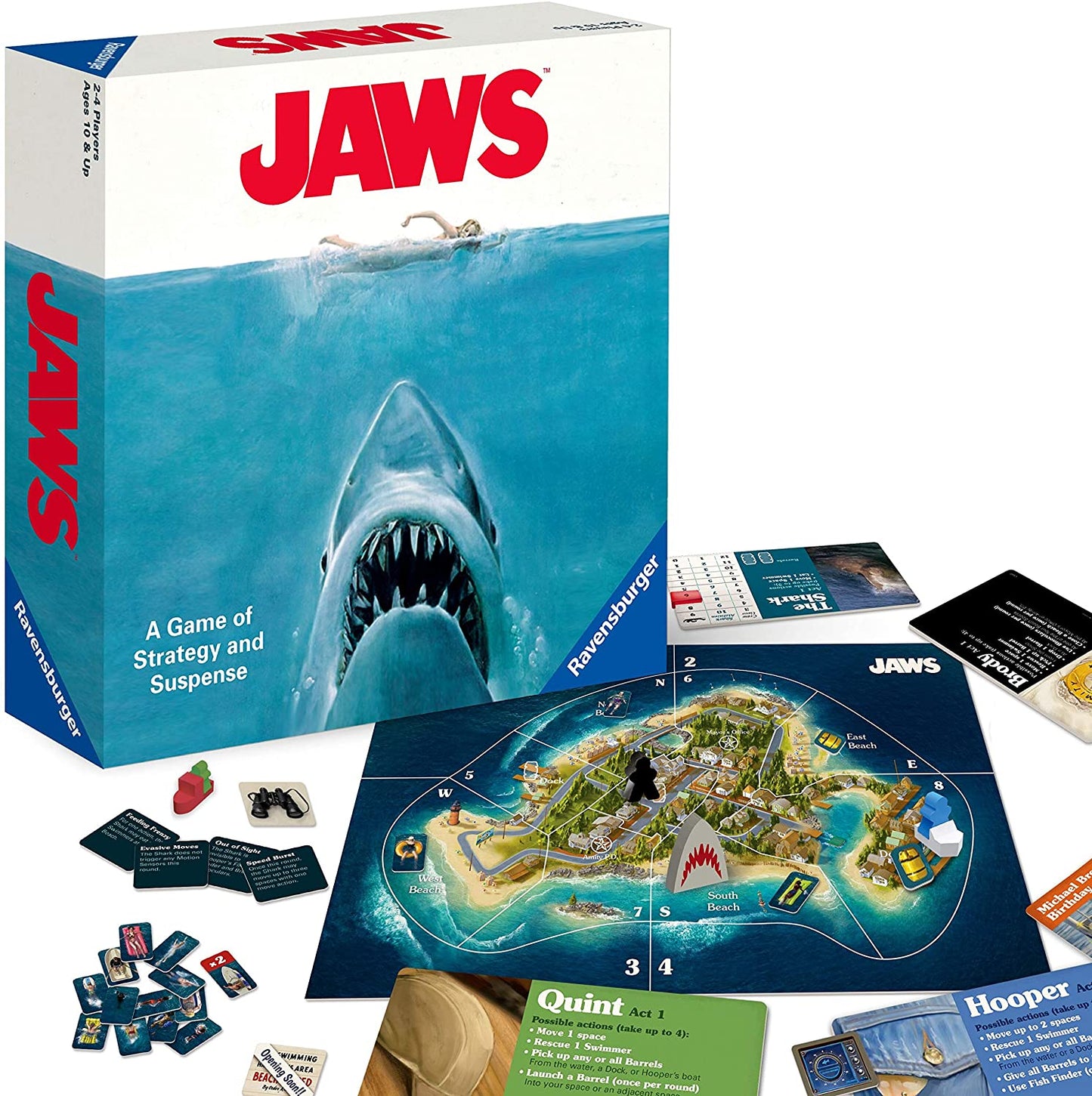 Jaws - Board Game - The Hooded Goblin
