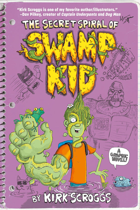 The Secret Spiral Of Swamp Kid Paperback - Graphic Novel - The Hooded Goblin