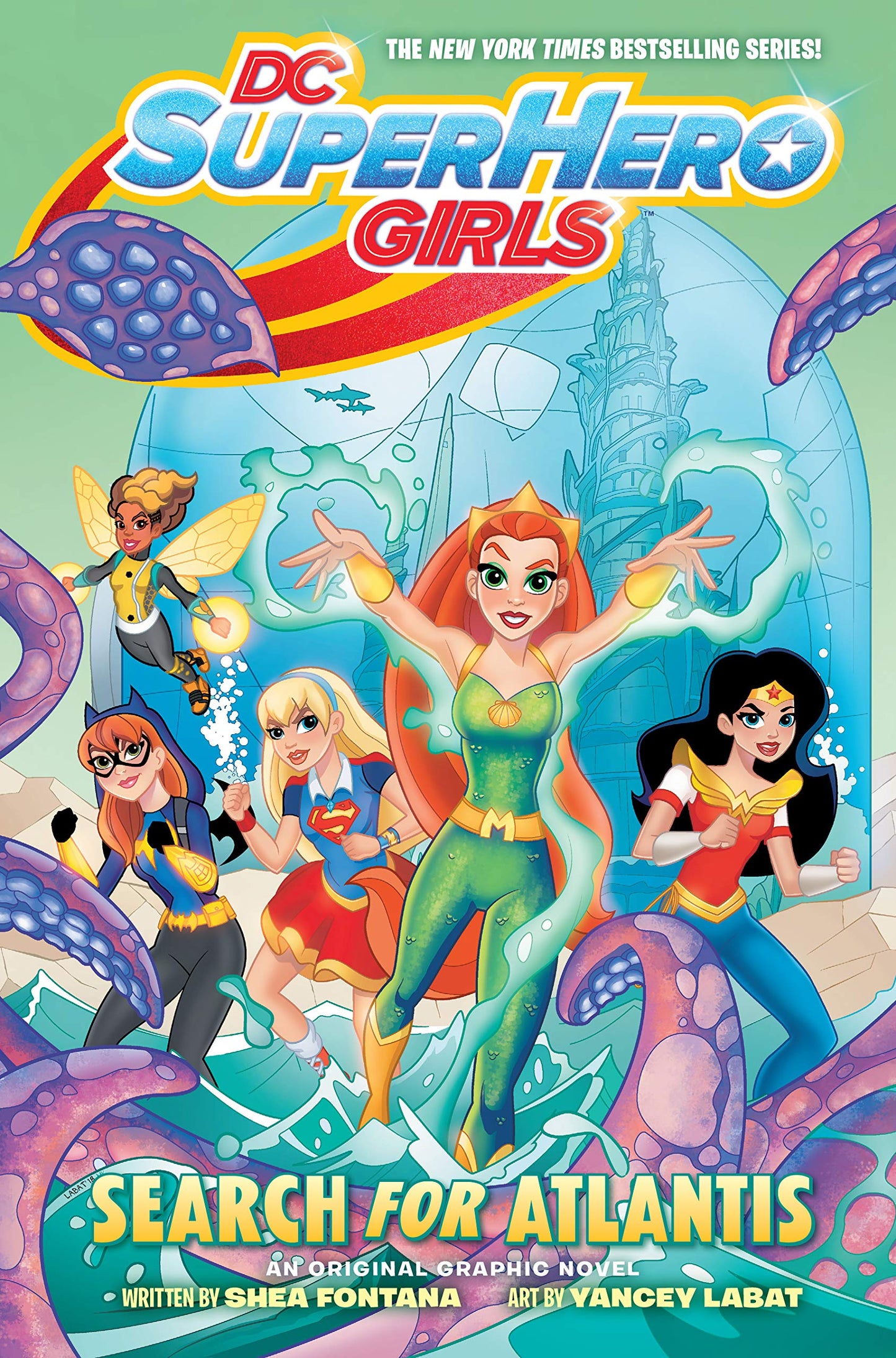 Dc Super Hero Girls: Search For Atlantis Paperback - Graphic Novel - The Hooded Goblin