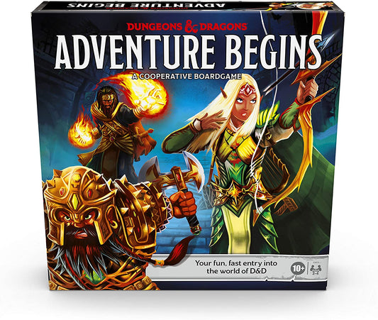 Dungeons & Dragons Adventure Begins, Cooperative Fantasy Board Game, Fast Entry To The World Of D&D, Family Game For Ages 10 And Up - Board Game - The Hooded Goblin