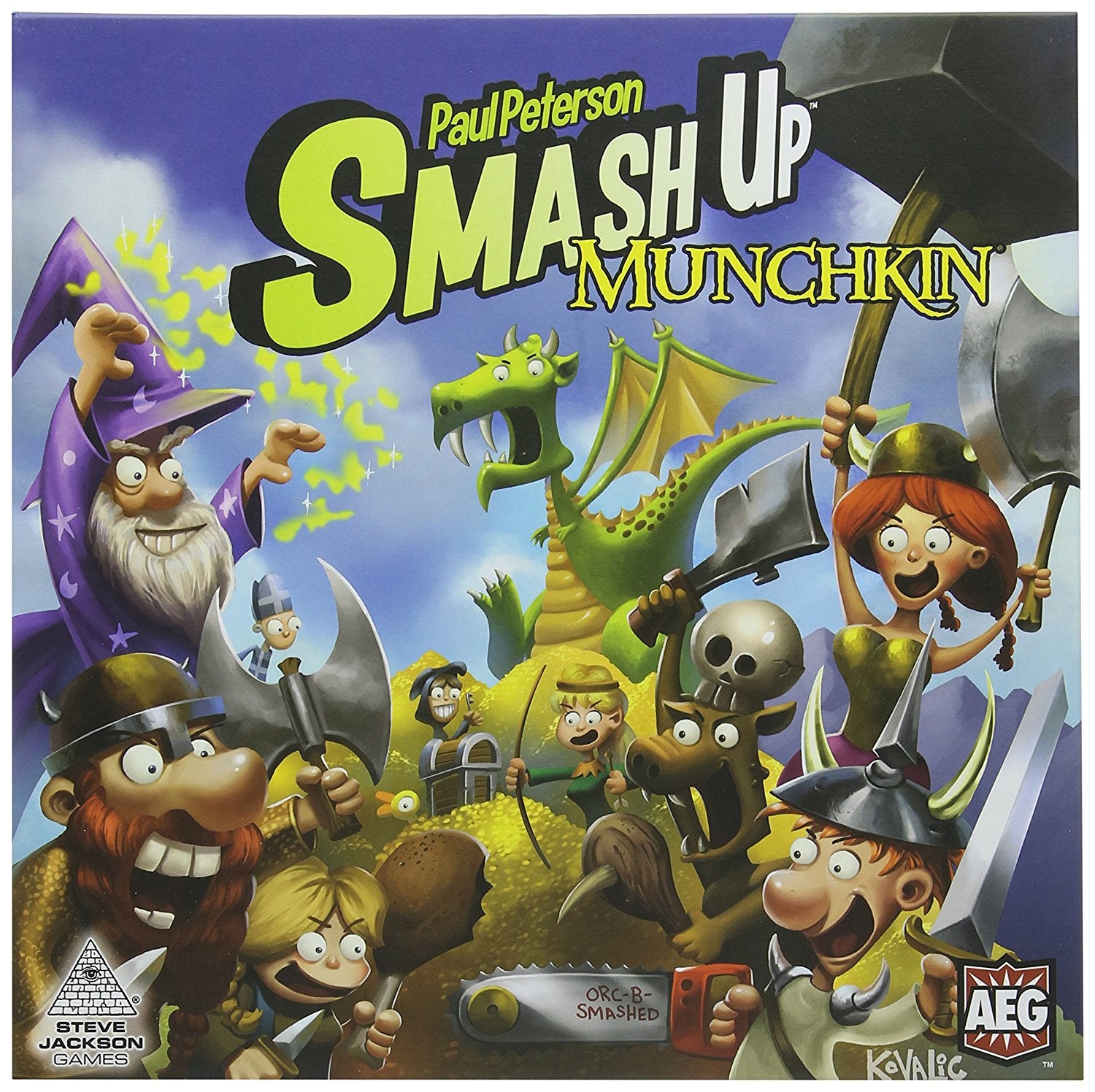 Smash Up Munchkin - Card Game - The Hooded Goblin