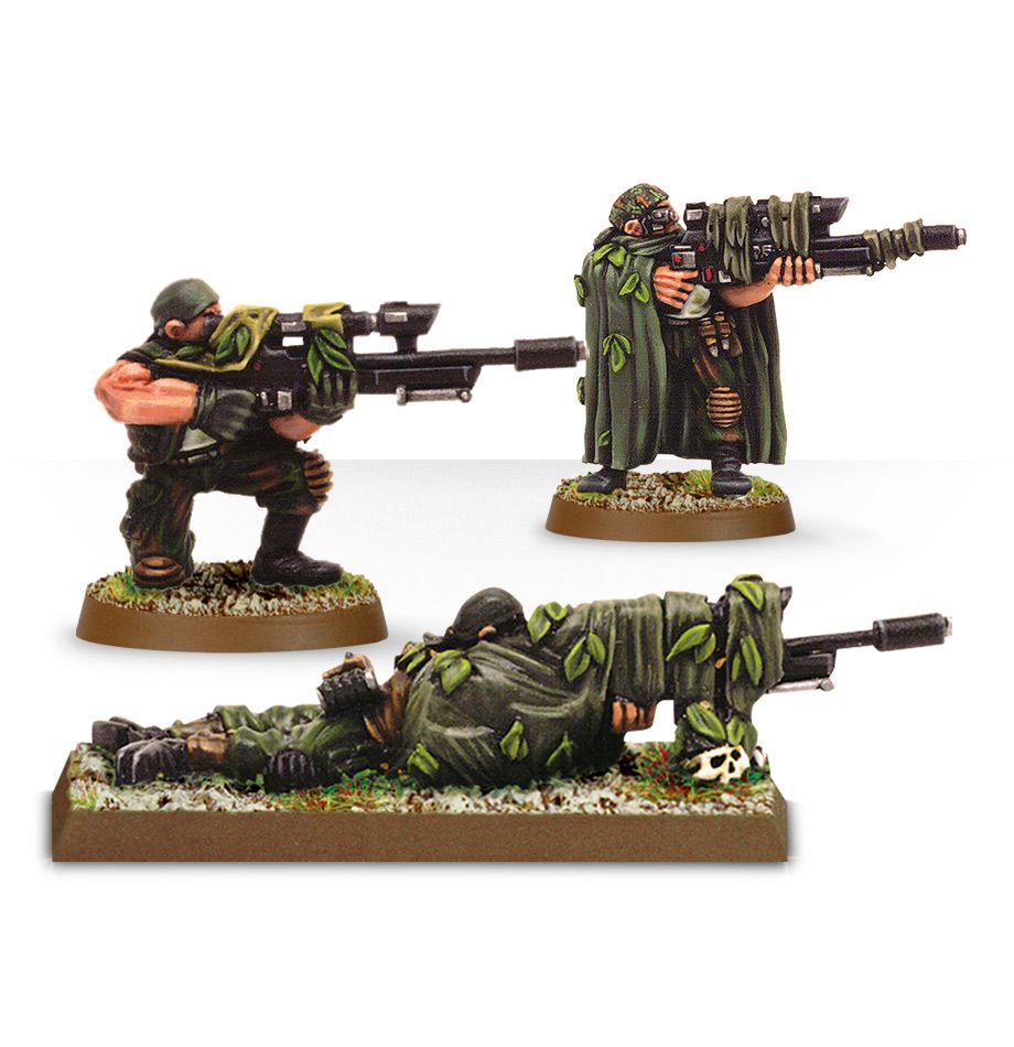 Catachan Snipers - Warhammer: 40k - The Hooded Goblin
