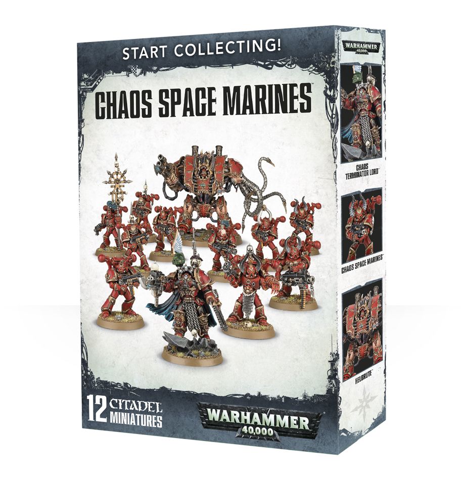 Start Collecting! Chaos Space Marines - Warhammer: 40k - The Hooded Goblin