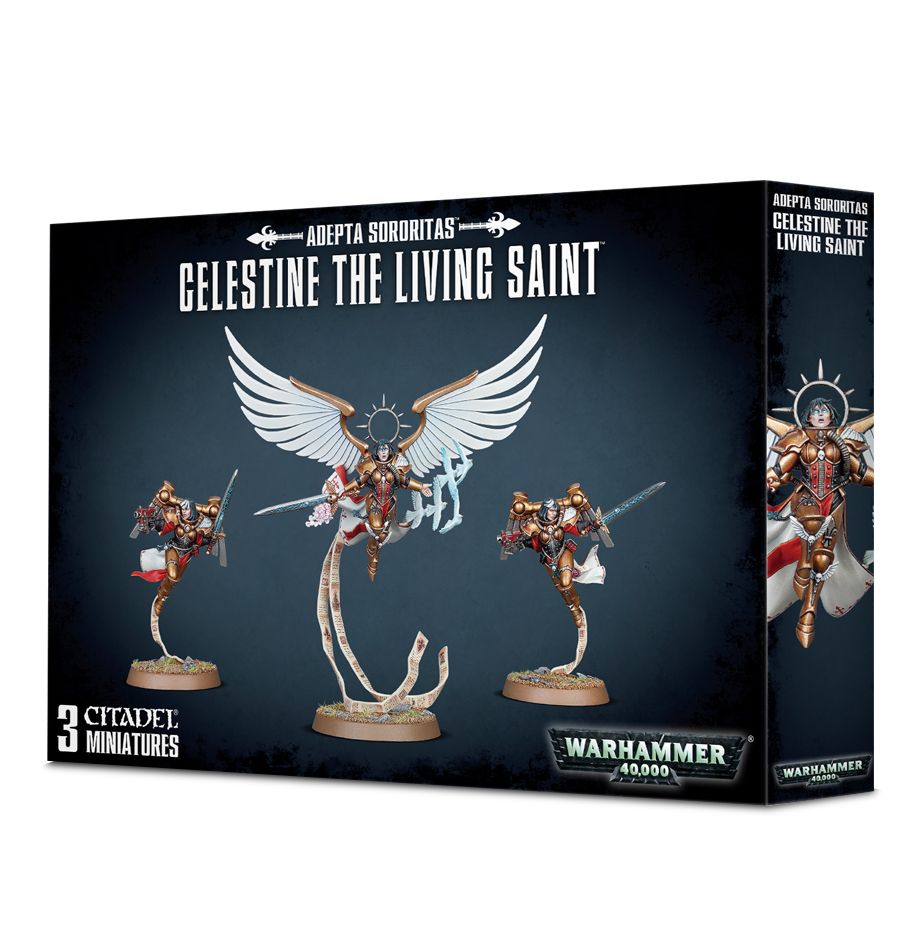 Celestine, The Living Saint - Warhammer: 40k - The Hooded Goblin