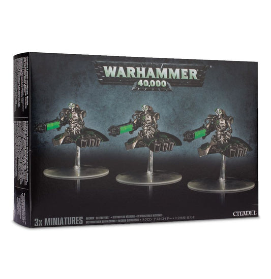 Necron Destroyer Squadron - Warhammer: 40k - The Hooded Goblin