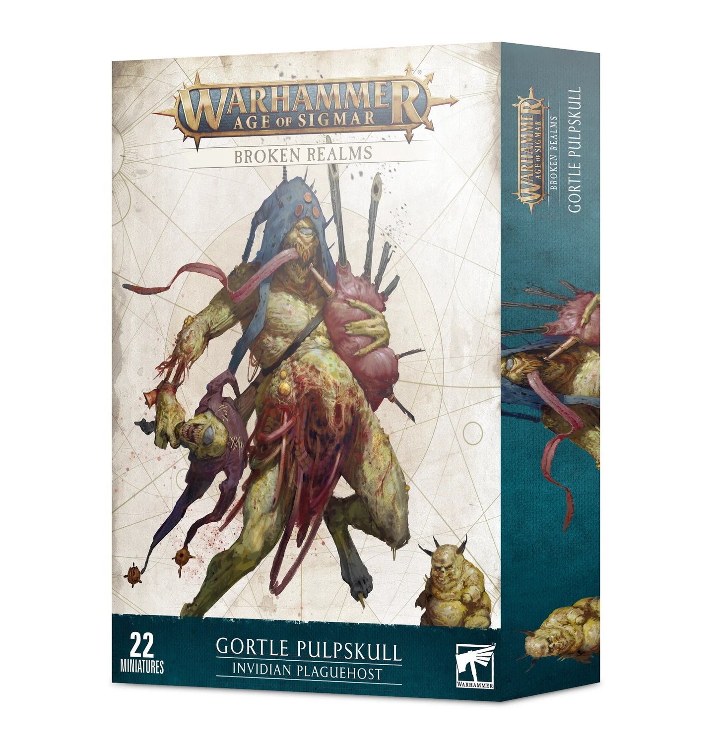 Broken Realms: Gortle Pulpskull Invidian Plaguehost - Warhammer: Age of Sigmar - The Hooded Goblin