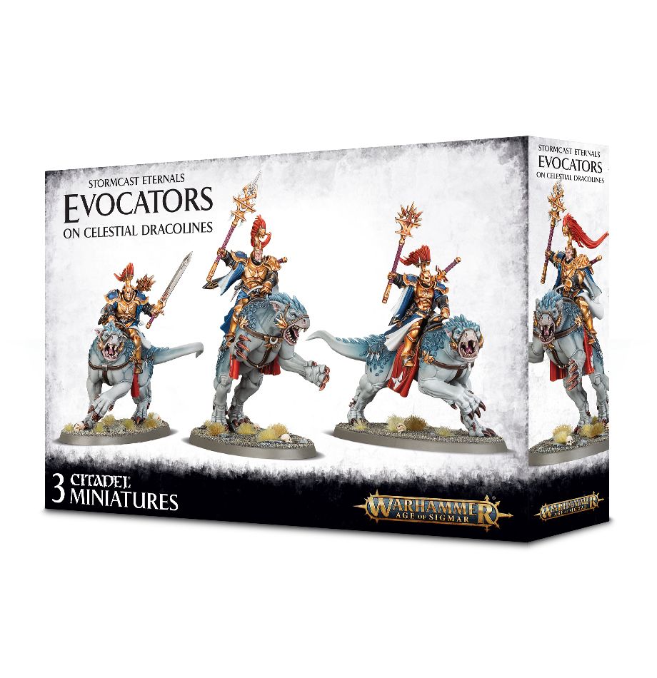 Stormcast Eternals Evocators On Celestial Dracolines - Warhammer: Age of Sigmar - The Hooded Goblin