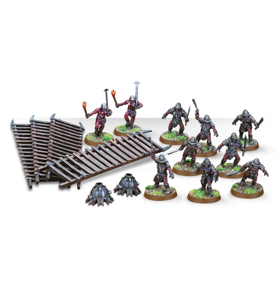 Uruk-Hai Siege Troops - Middle Earth Strategy Battle Game - The Hooded Goblin