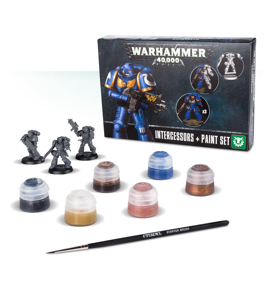 Intercessors & Paint Set - Warhammer: 40k - The Hooded Goblin