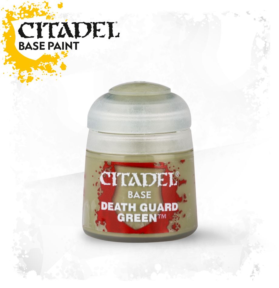 Citadel Base: Death Guard Green - Citadel Painting Supplies - The Hooded Goblin