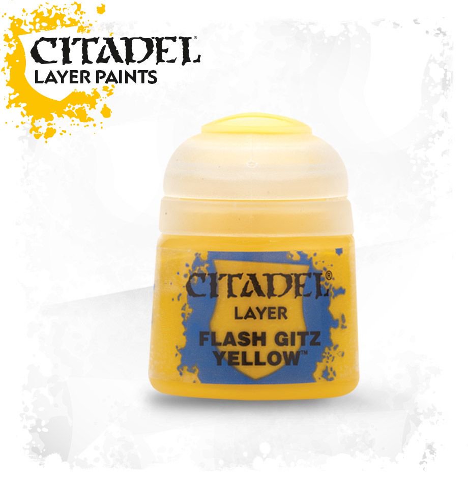 Flash Gitz Yellow - Citadel Painting Supplies - The Hooded Goblin