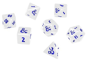 UP DICE HEAVY METAL DND ICEWIND DALE 7-DIE WHITE - Dice - The Hooded Goblin