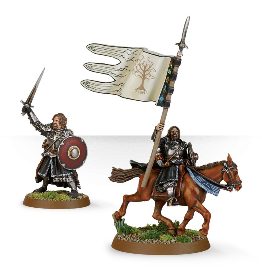 Armoured Boromir (Foot & Mounted) - Middle Earth Strategy Battle Game - The Hooded Goblin