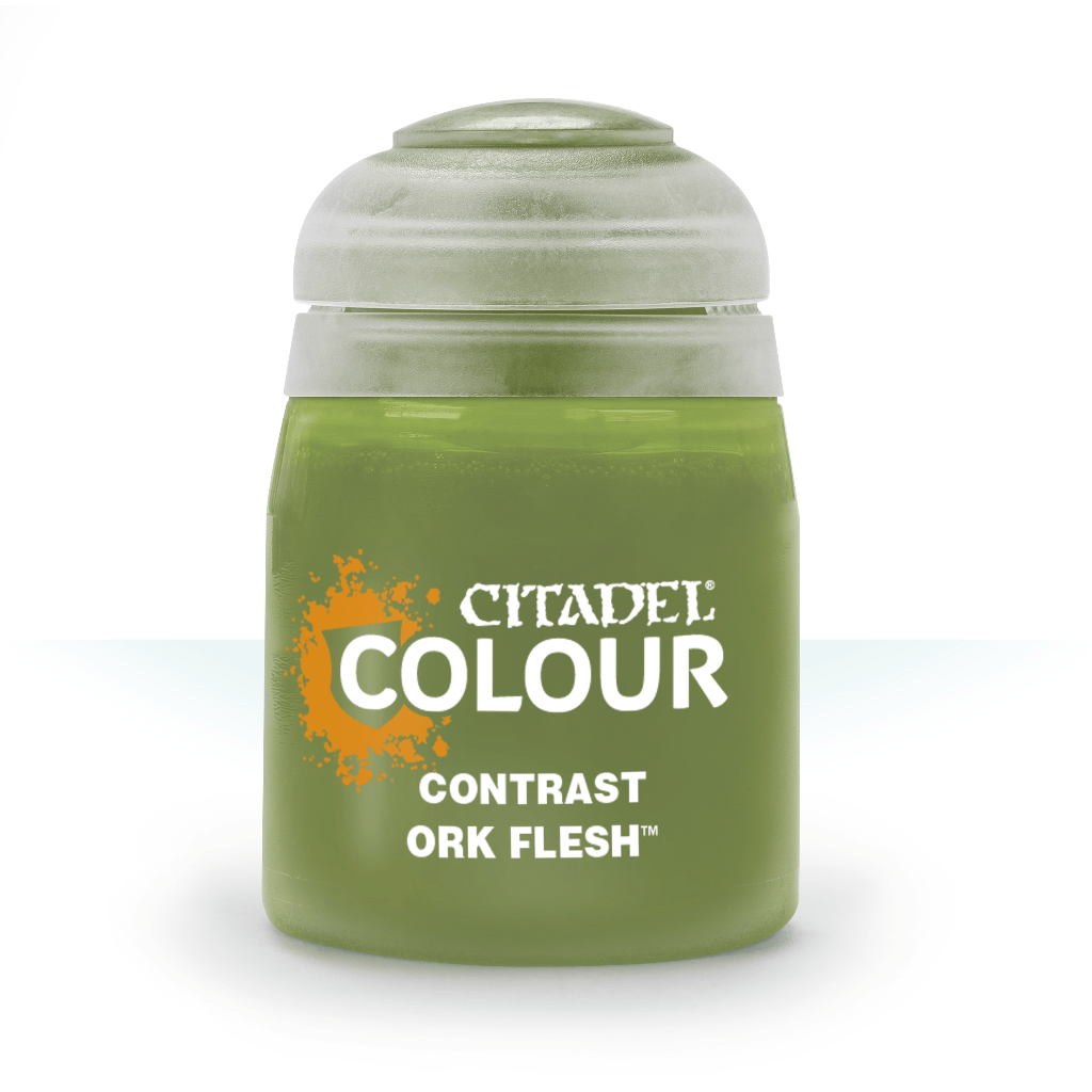 Contrast: Ork Flesh (18Ml) - Citadel Painting Supplies - The Hooded Goblin