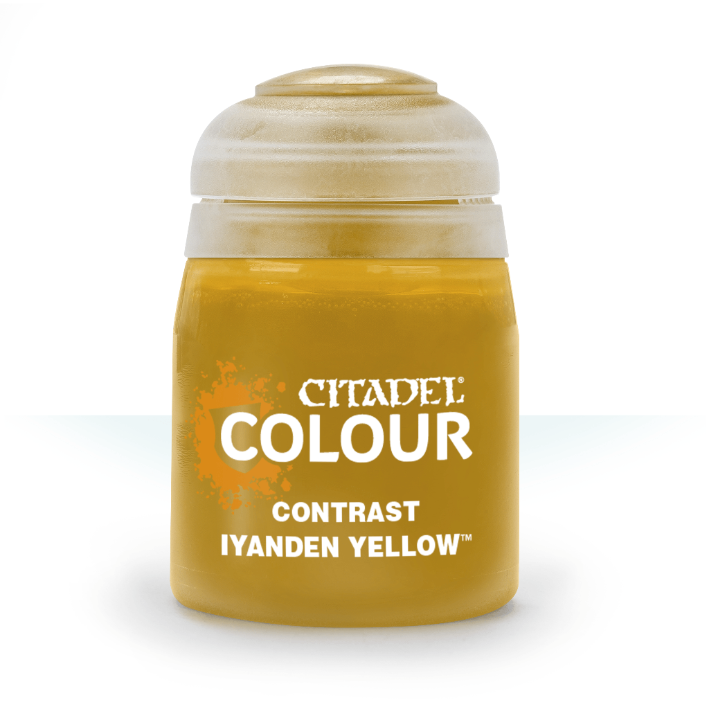 Contrast: Iyanden Yellow (18Ml) - Citadel Painting Supplies - The Hooded Goblin